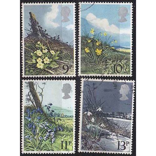ENGLAND GREAT BRITAIN [1979] MiNr 0785-88 ( O/used ) Pflanzen