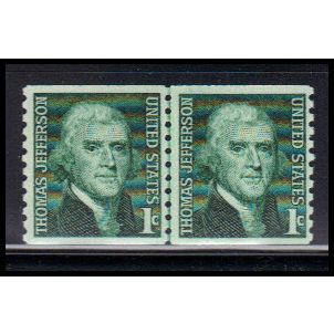 1299 1c Thomas Jefferson Fine MNH CLP KA9149
