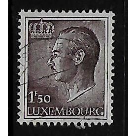 LUXEMBOURG 1965 GRAND DUKE JEAN 1F.50 PURPLE SG 760 FINE USED#