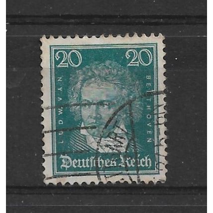 Germany.SG407 20pf Beethoven (Deep Green).Fine Used.Nov21