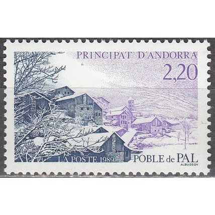 Andorre Français 1989 Michel 398 Neuf ** Cote (2008) 1.30 € Village de Pal