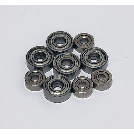 (9pcs) TAMIYA TAMTECH PORSCHE 962C / LANCIA LC2 Metal Sealed Ball Bearing Set