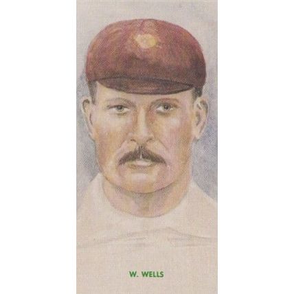 W Wells Northamptonshire Cricket Team Player Antique Cigarette Card