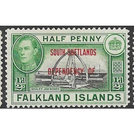 SOUTH SHETLANDS 1944 SG D1 - MLH (*)