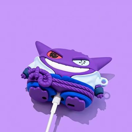 Cute Gengar Silicone Case for AirPods 1 2 3 4 Pro Pro 2 Protective Cover