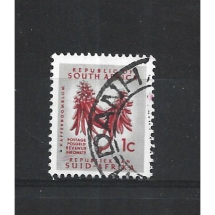 SouthAfrica.SG199 1c Kafferboom Flower.Fine Used.Aug25c