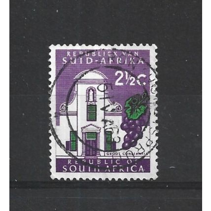 SouthAfrica.SG202 2 1/2c Groot Constantia.Variety Unchecked.Fine Used.Aug25y