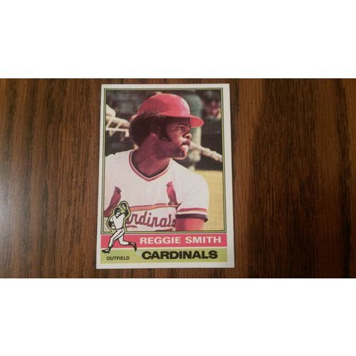 1976 Topps Card # 215 Reggie Smith Very Good (3) St Louis Cardinals