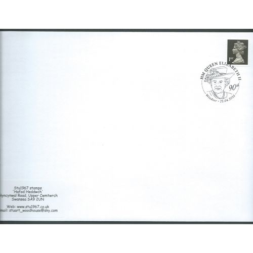 2016 1ST 'BLACK MACHIN '- H.M QUEENS 90TH, WINDSOR ' PMK (EBIDPACK3768)