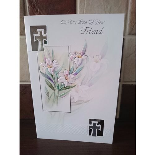 Friends Sympathy Cards - ON THE LOSS YOUR FRIEND - 001