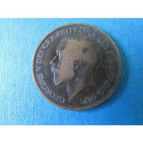 1918 GEORGE V ONE PENNY FREE POST. (j) AAJ