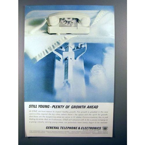 1963 General Telephone Ad - Plenty of Growth Ahead