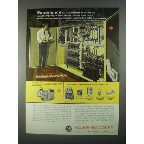 1967 Allen-Bradley Controls Ad - Experience