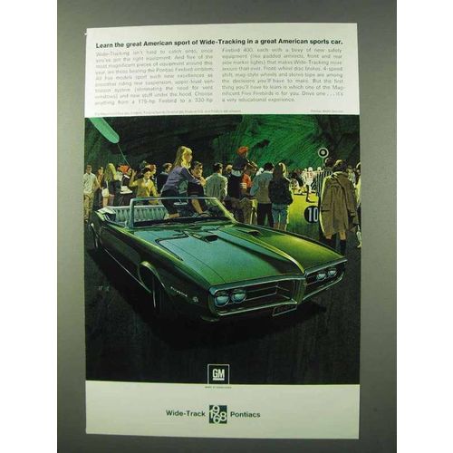 1968 Pontiac Firebird 400 Ad - Great American Sport