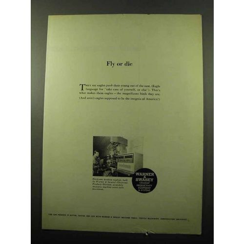 1969 Warner & Swasey Electronic Position Readout Ad