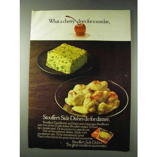1978 Stouffer's Cauliflower au Gratin Ad
