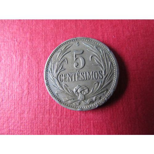1941 URUGUARY FIVE CENTESIMOS FREE POST. AAA