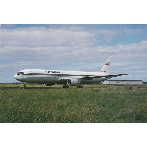 Aeroflot Boeing B767 300 ER Civil Aviation Postcard (A13071)