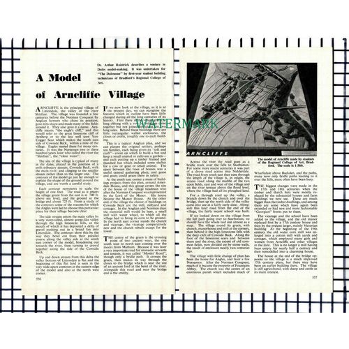 (7612) Arncliffe Village Dr Arthur Raistrick Bradford College 1965 Small Article