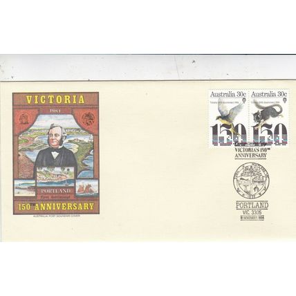 Australia 1984 Victoria Portland FDC Portland special cancel Unaddressed VGC