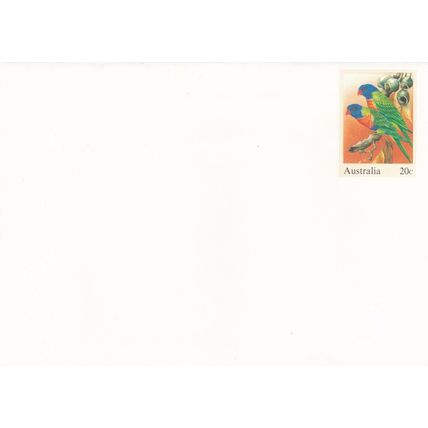 Australia 1978 Rainbow Lorikeet Prestamped Cover Unused