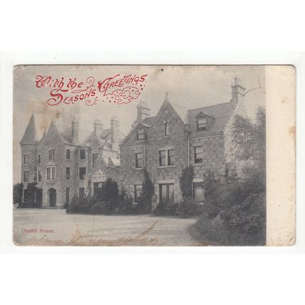 Dinnet House Aberdeenshire 1905 Postcard