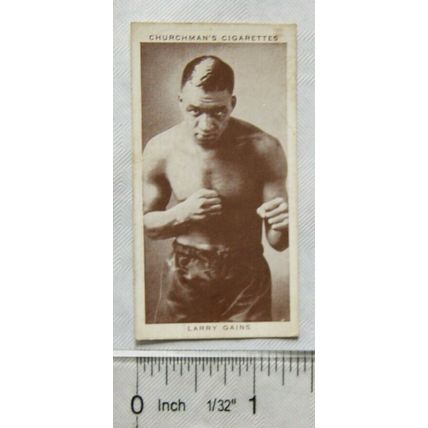 1938 Churchmans Boxing Personalities No. 17 Larry Gains