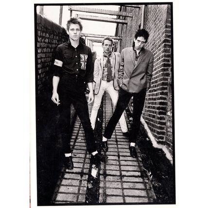 The Clash Punk Rock in London 1976 NYC Rare Postcard