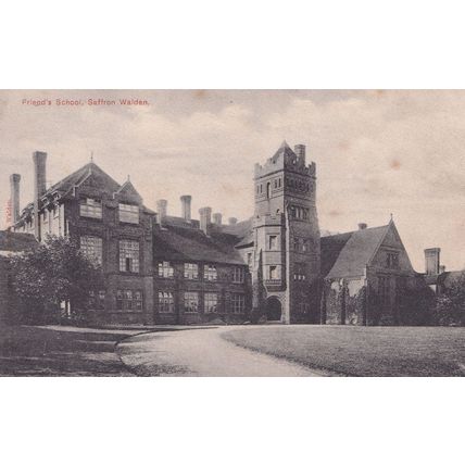 Friends School Saffron Walden Essex Antique Postcard