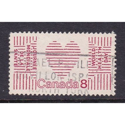 CANADA 1972 WORLD HEALTH DAY 8c USED SG719