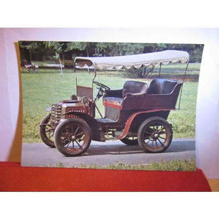 1902 OPEL DARRACQ veteran motor car unused Hungarian postcard #