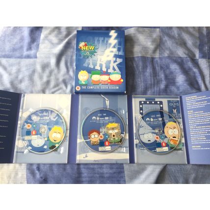 South Park - The Complete Sixth Season (2008 3-Disc DVD Boxset) 6th series SIX