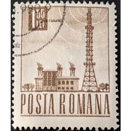 STAMP ROMANIA SG3521 1967 1L55 Travel and Communication Used