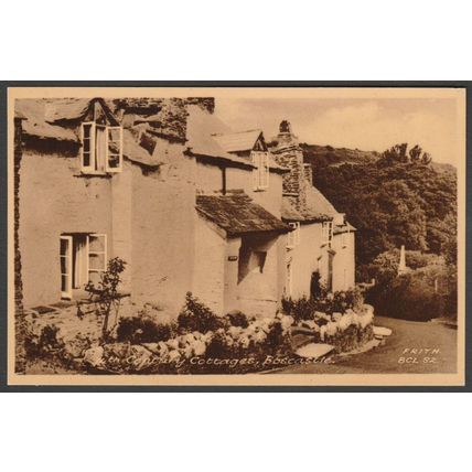 14th Century Cottages, Boscastle, Cornwall, c.1930 - Frith's Postcard