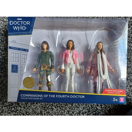 DOCTOR WHO"4 TH DOCS COMPANIONS SET "B&M EXCLISIVE NOT BEEN OPENED,.UK FREEPOST