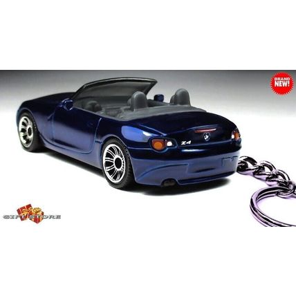 RARE KEYCHAIN BLUE BMW Z4 CUSTOM Ltd. Ed. GREAT GIFT NOVELTY For DIORAMA