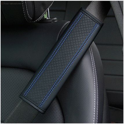 Safety Shoulder Strap Cover Universal UK 2pcs Leather Car Seat Belt Cover Pad