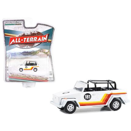 1974 Volkswagen Thing (Type 181) #181 White with Stripes "All Terrain" Series...