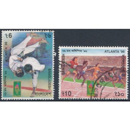 Olympic Games, Atlanta: 6t & 10t - Bangladesh 1996 - F H - SG 604/5