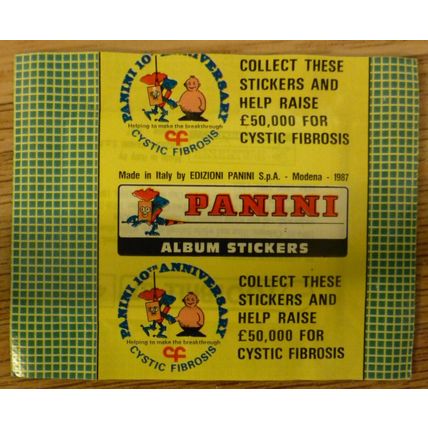 Panini Football 87 Sticker Pack (Manchester United Badge - Top Sticker)