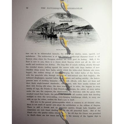 Smyrna (Izmir) From The Sea, Turkey, Book Illustration (Print), 1890