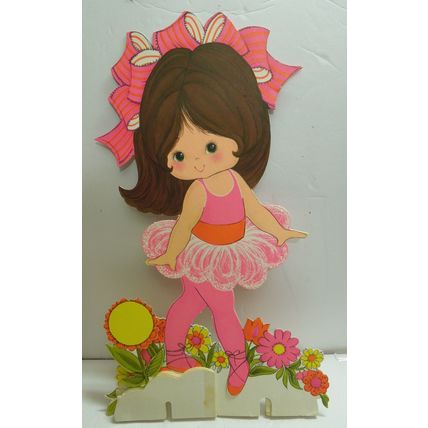 Vintage Hallmark Twinkles Centerpiece Pop Up Girls Ballet Dance 1980s