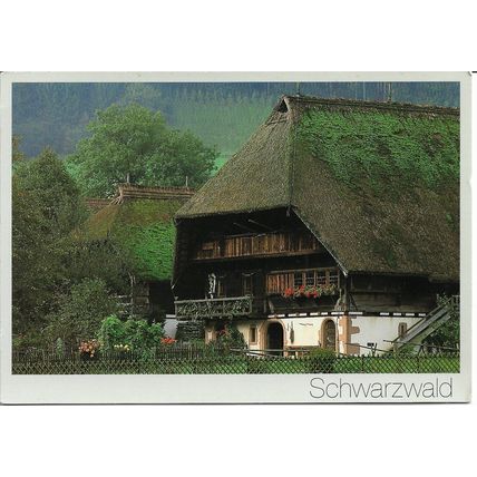 House in Schwarzwald, Black Forest, Germany - Photographic Postcard, Unposted