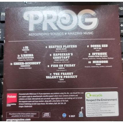 That Time Of The Night CD Promo PROG Magazine 10 Tracks Album P55
