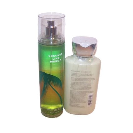 Coconut Lime Breeze Fragrance Mist & Lotion Bath & Body Works 2 Piece Set