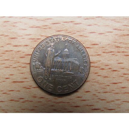 2009d USA 1 Cent Lincoln Memorial Coin