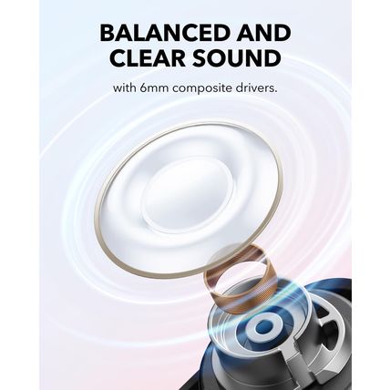 Soundcore A30i Wireless Earbuds Lipstick-Shaped Design Smart Noise Cancelling