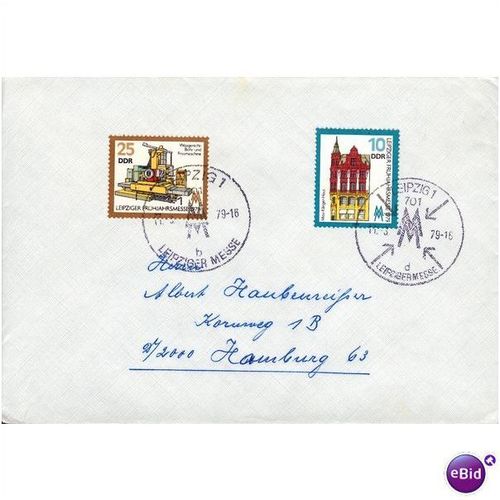 DDR FDI Cover 1979 - SG E2113-E2214 - Leipzig Spring Fair