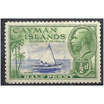 Cayman Islands 1935 SG97 1/2d Ultramarine & Yellow-Green Mounted Mint ..