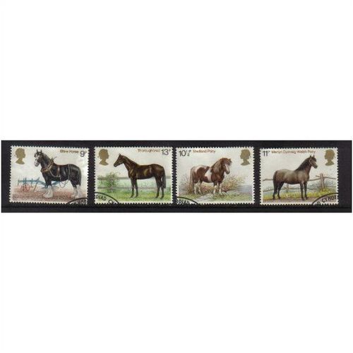 1978 GB HORSES SET F/U SG 1063-1066